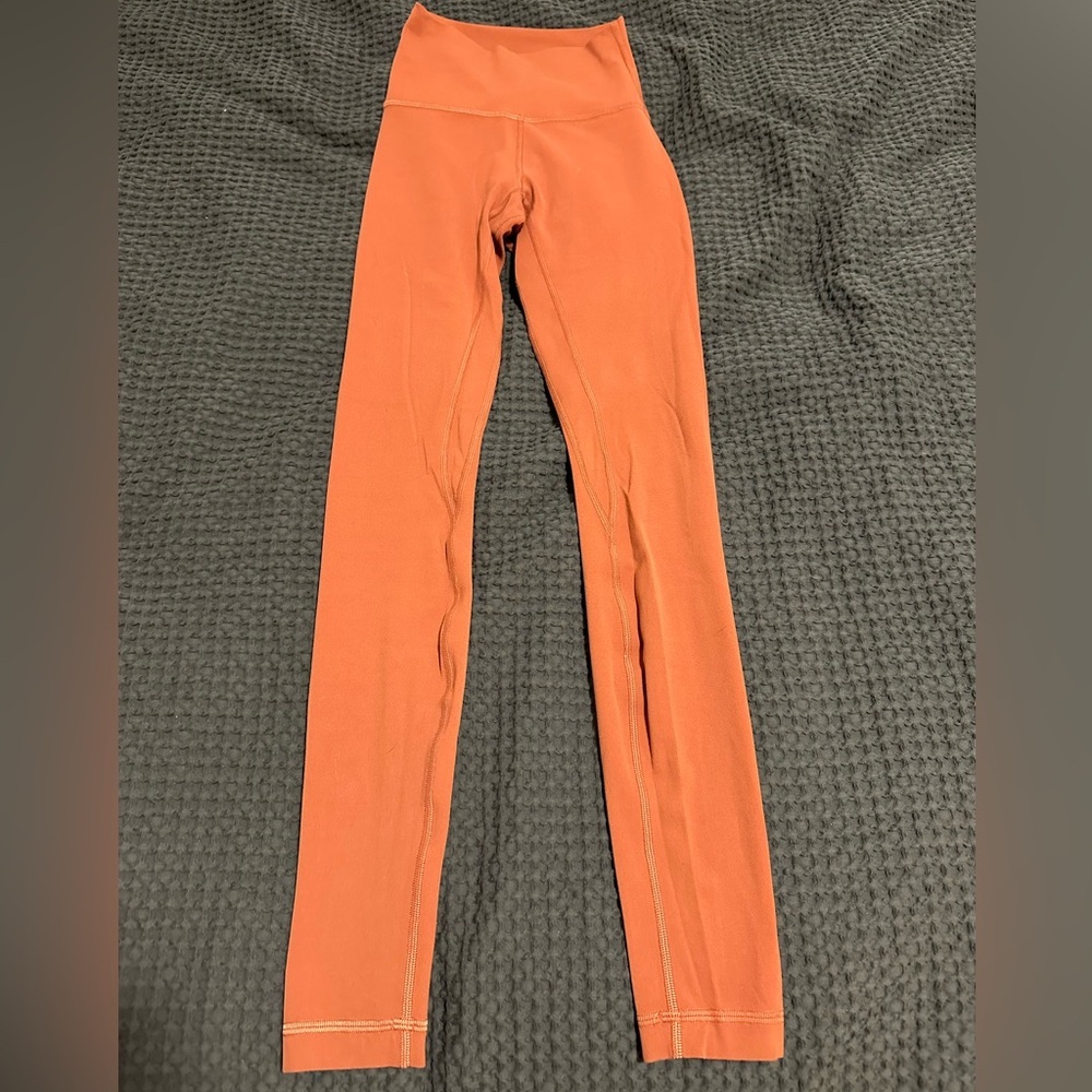 Lululemon Athletica Orange Leggings for Active Comfort​